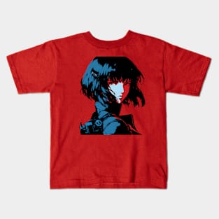 Side face of Motoko Kids T-Shirt